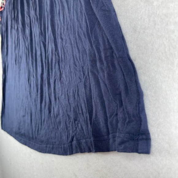 ANTHROPOLOGIE SKIES ARE BLUE Womens 3X Plus Blue Southwest Print Sleeveless Top - Picture 4 of 9